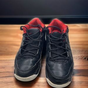 Nike Air Jordan 9 Retro Low Snakeskin Bred Black Red Youth SZ 3Y 833905-001